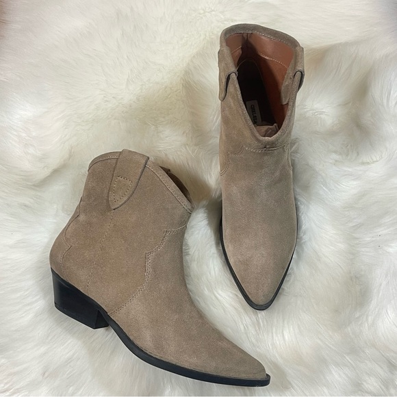 Chelsea & Violet Goldy Suede Booties - Picture 8 of 13